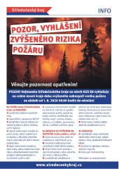 Vyhlášení zvýšeného rizika požárů