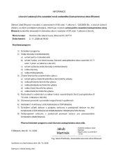 Oznámení o konání ustavujícího zastupitelstva obce